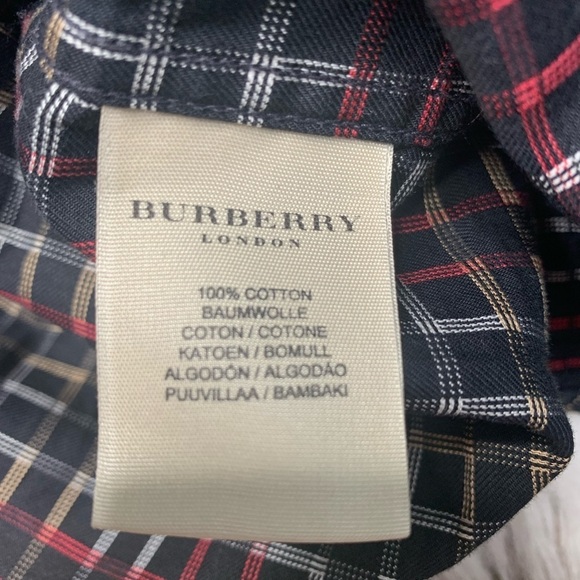 Burberry Patterned Button Down - Picture 3 of 5